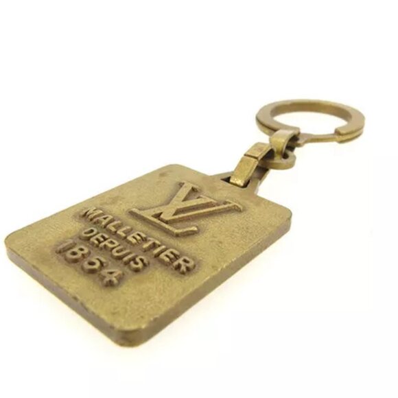 Louis Vuitton key ring Key holder Gold Woman unisex Authentic Used - Picture 2 of 6